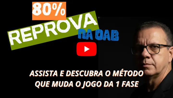 Vídeo: o método que muda o jogo da 1ª Fase OAB — Prof. Éderson Félix